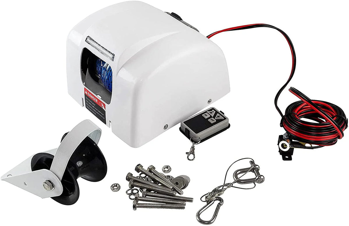 Electric Anchor Winch with Wireless Remote Control 25LBS L692119