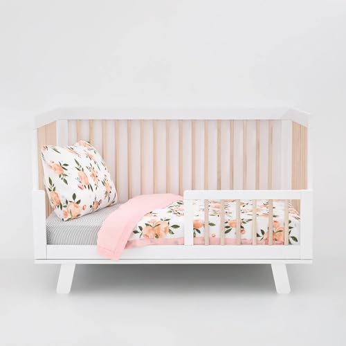 Cotton Muslin 3-Piece Toddler Bedding Set with Comforter, Crib Sheet, Envelope Pillowcase P574