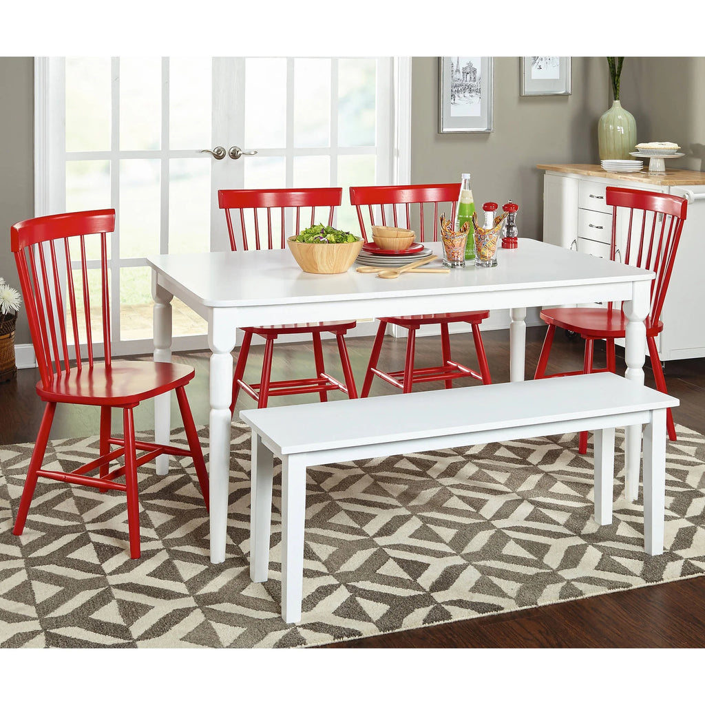 6-Piece Dining Set with Bench G758