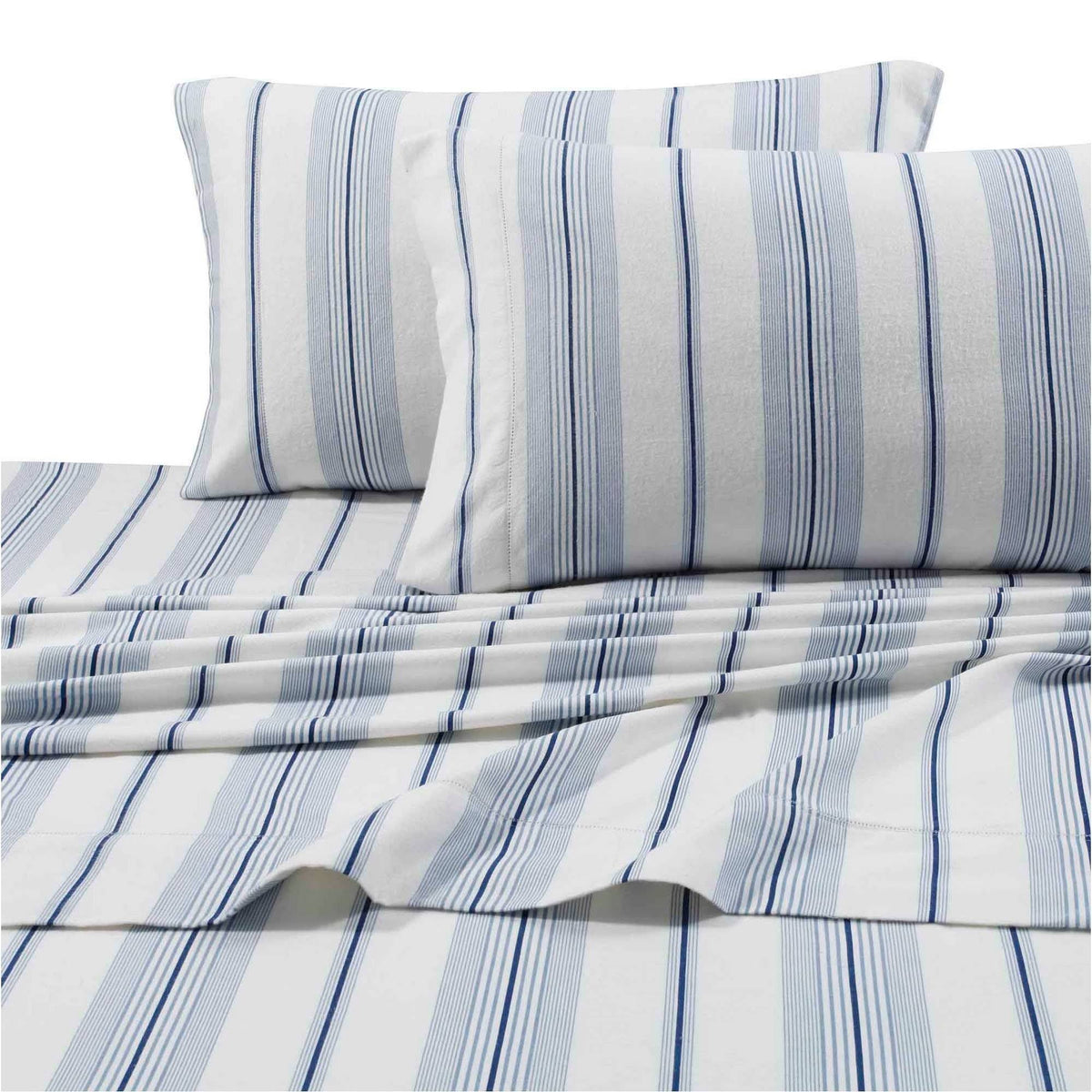 Assorted Flannel 200 GSM Stripe Extra Deep Pocket Sheet P807127