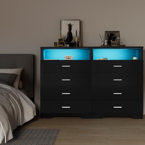 White 6 Drawer Wood Dresser L327