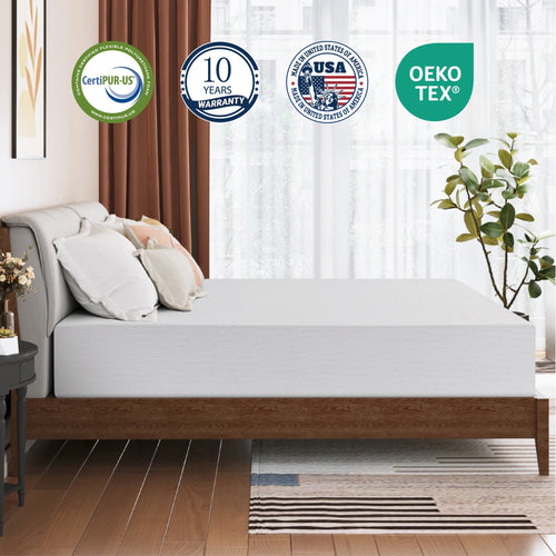 10" Tight Top Gel Memory Foam Twin Mattress K79121