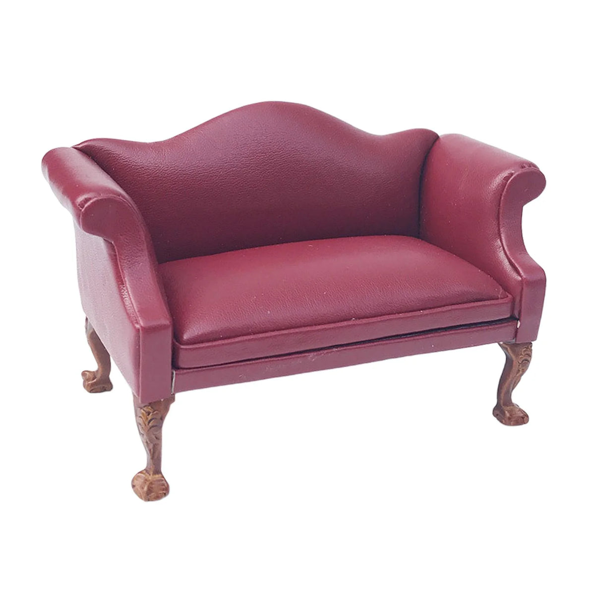 10.5cm Red PU Leather Arm Sofa Couch L392