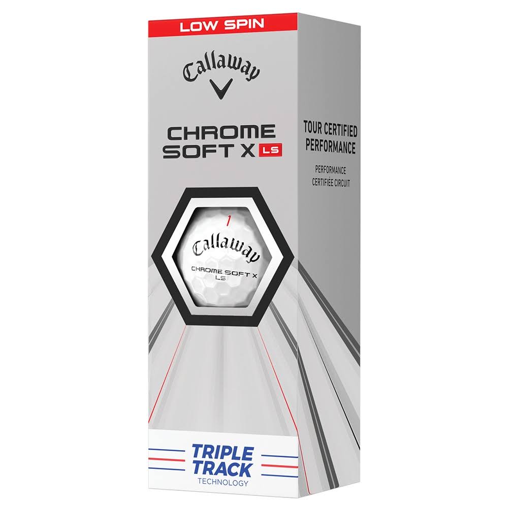 White Triple Track Golf Balls Q189735