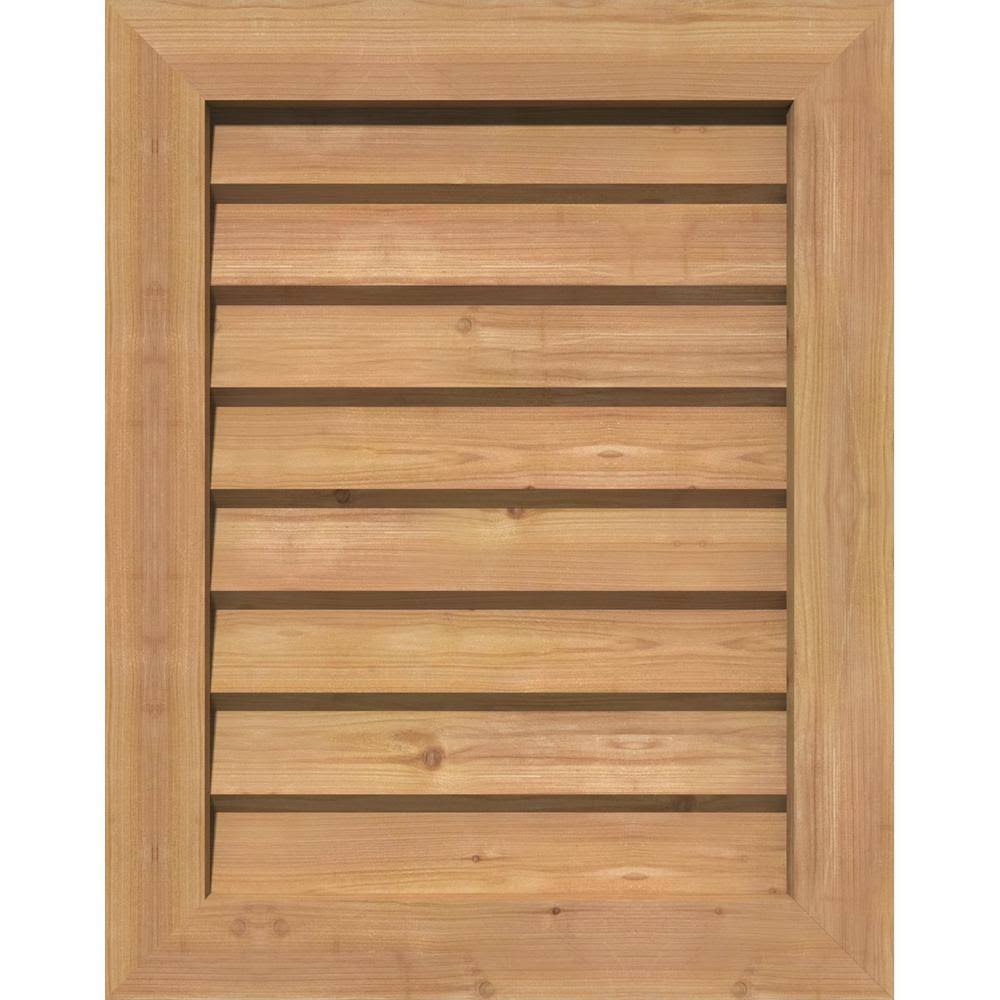 Unfinished Non-Functional Vertical Gable Vent M843096