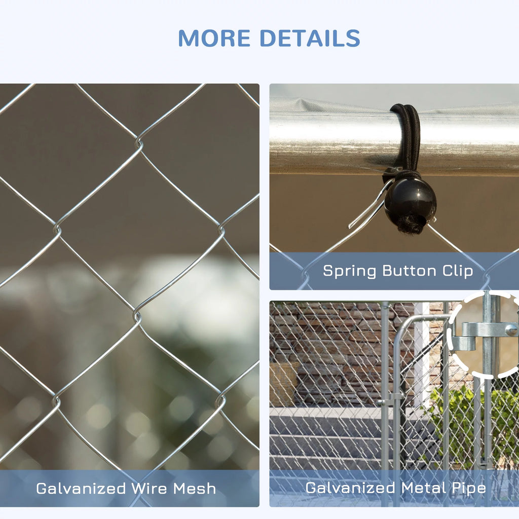 Heavy Duty Galvanized Steel Dog Kennel Playpen with Waterproof Cover G5491