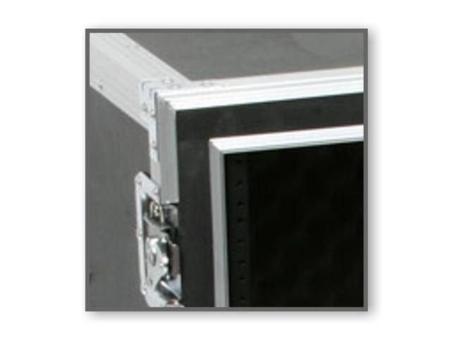 12 Space ATA Shock Mount Effects Rack Case with Casters D986