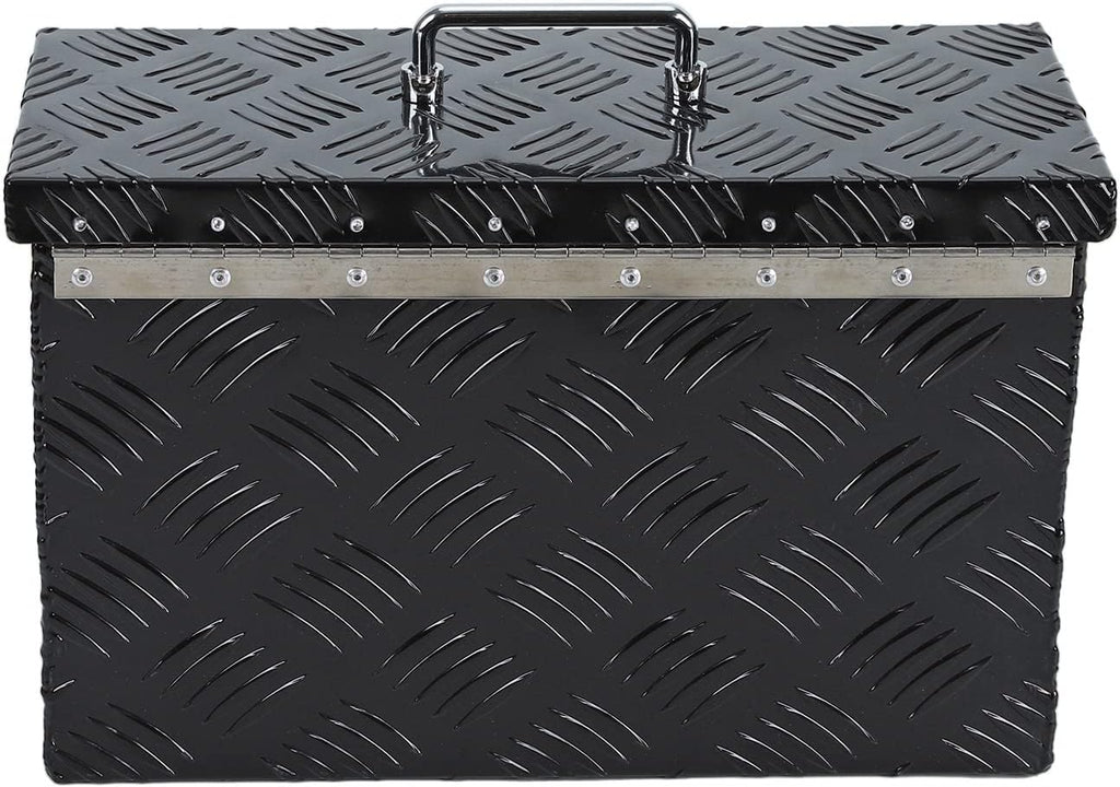 Black Aluminum 5 Bar Tread Underbody Toolbox C374598