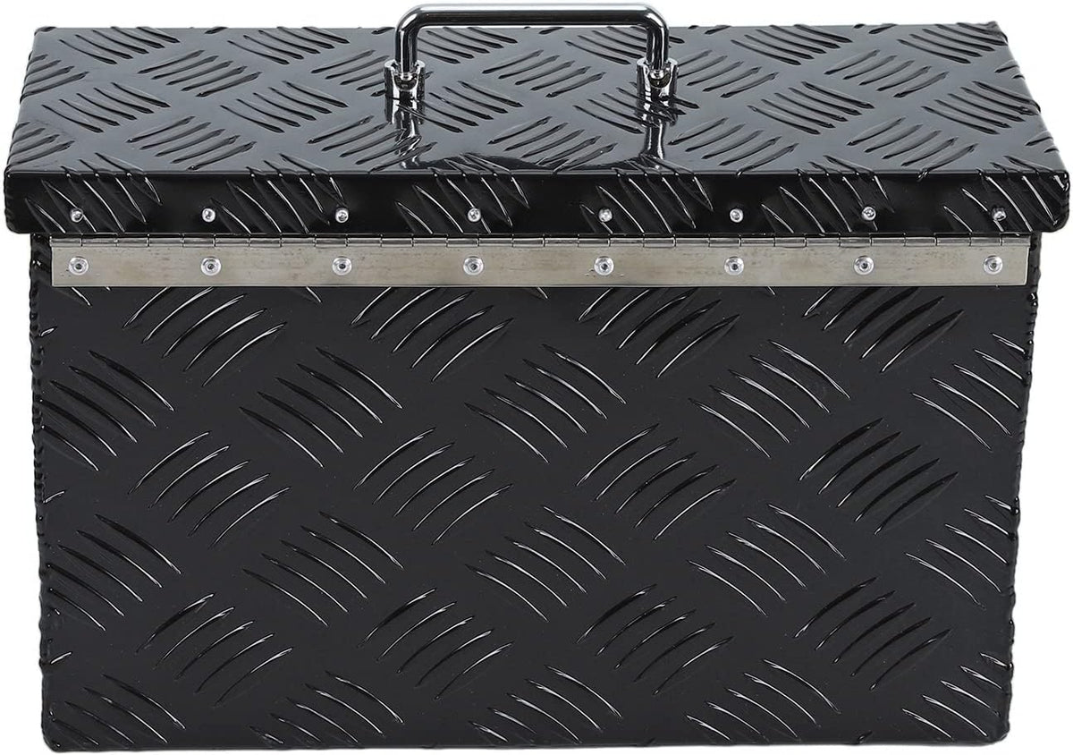 Black Aluminum 5 Bar Tread Underbody Toolbox C374598