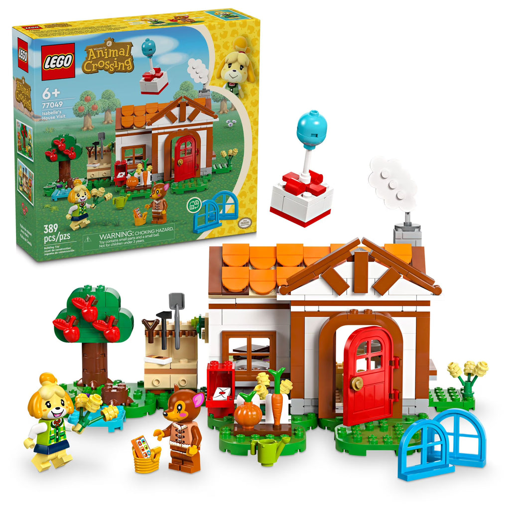 LEGO Animal Crossing Isabelle’s House Visit Buildable Creative Toy D134