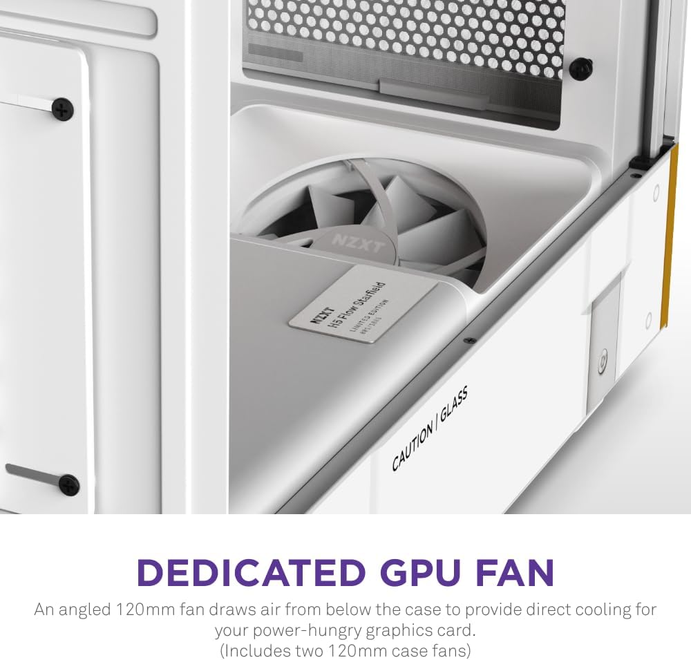 Compact ATX Mid-Tower PC Gaming Case with Tempered Glass Side Panel T670680