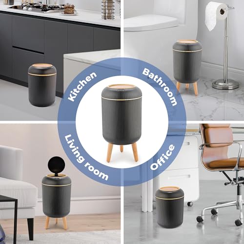 2 Pack Automatic Trash Can 12L and 10L Trash Bin with Lid N569180