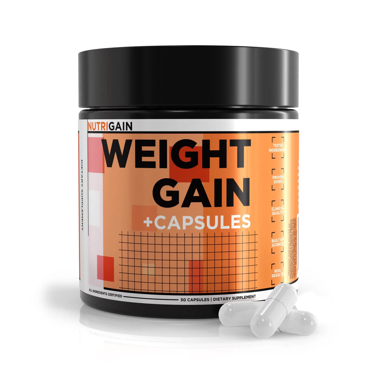 Weight Gain Capsules - 6 OZ Jar C989