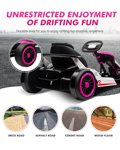Red Electric Drift Go Kart G44553