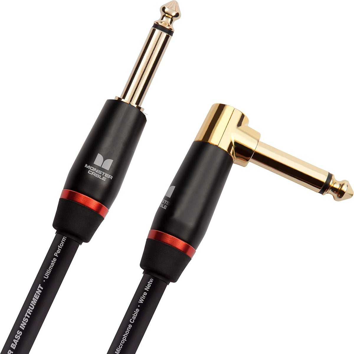 Instrument Cable 12 ft Right Angle to Straight R686
