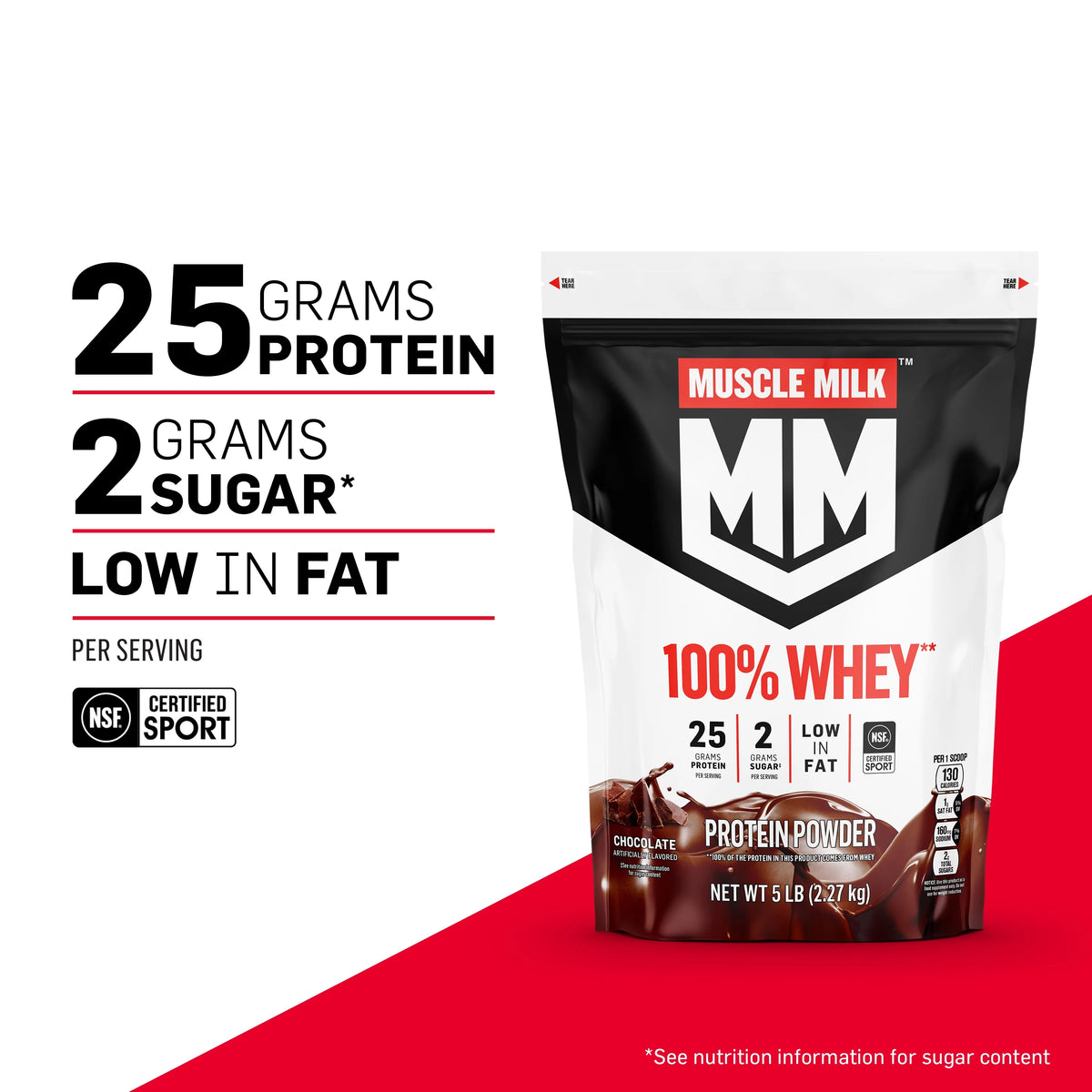 Vanilla Whey Protein Powder, 5 Pound, 66 Servings A151