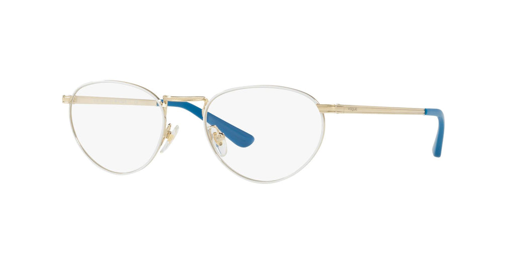 Pale Gold/White Eyeglasses B632242