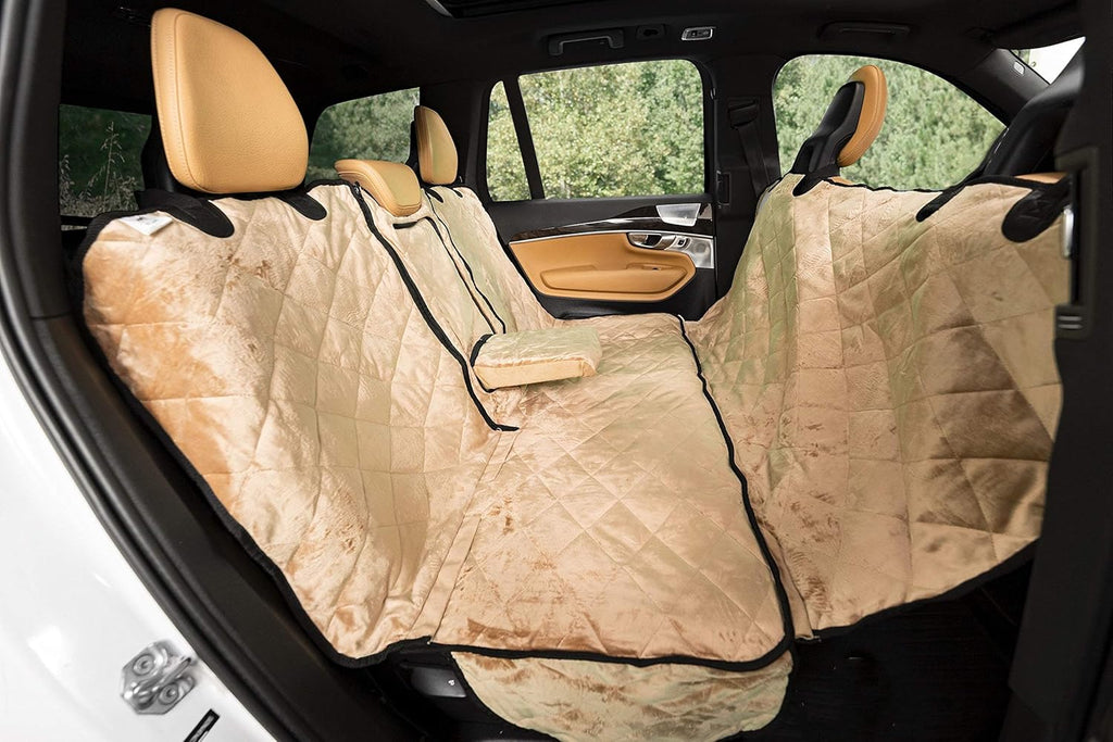X-Large Charcoal Velvet Convertible Rear Seat Cover D86205