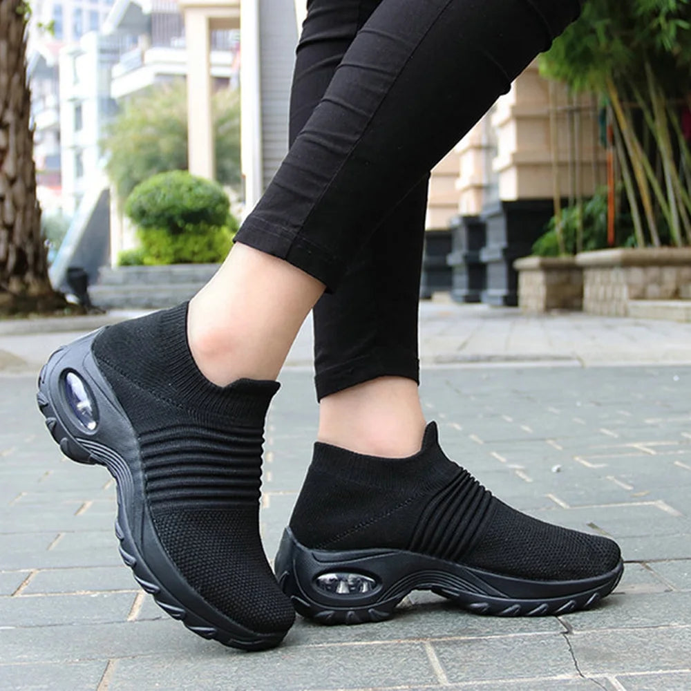 Mesh Slip On Walking Shoes G286273