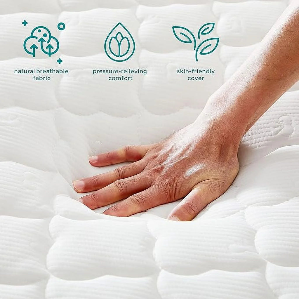10 Inch Gel Memory Foam Hybrid Twin Mattress L106636