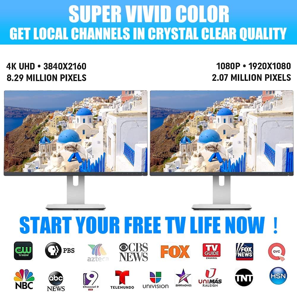 HD Digital TV Antenna with 36ft Coax Cable T493