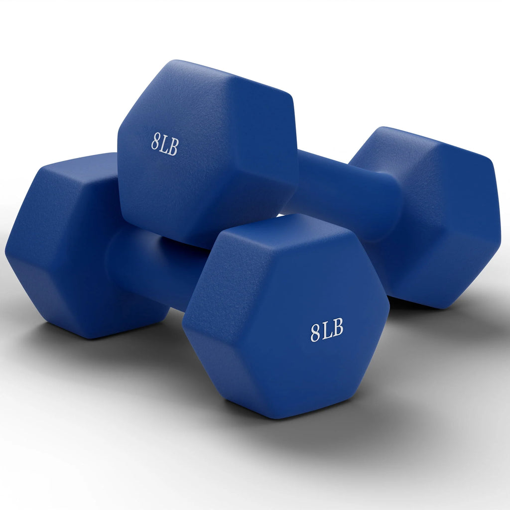 Set of 2 Black 35LB Hex Dumbbells K191823