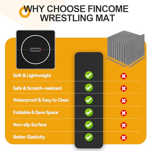 Inflatable 4" Thick Foldable Waterproof PVC Wrestling Mat T231939