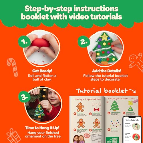 Air Dry Clay Ornament DIY Set J6624