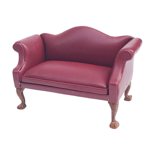 10.5cm Red PU Leather Arm Sofa Couch L392