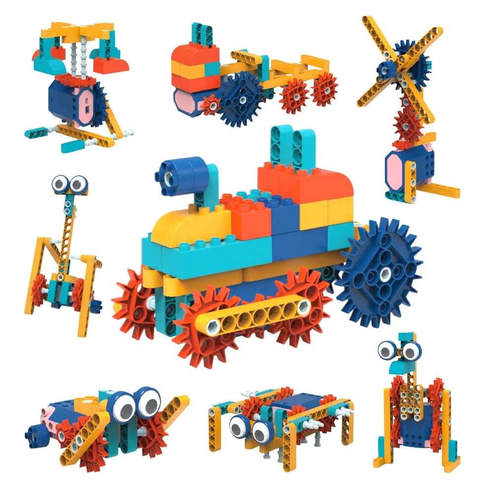 116PCS Motorized STEM Building Blocks Toy Set E873
