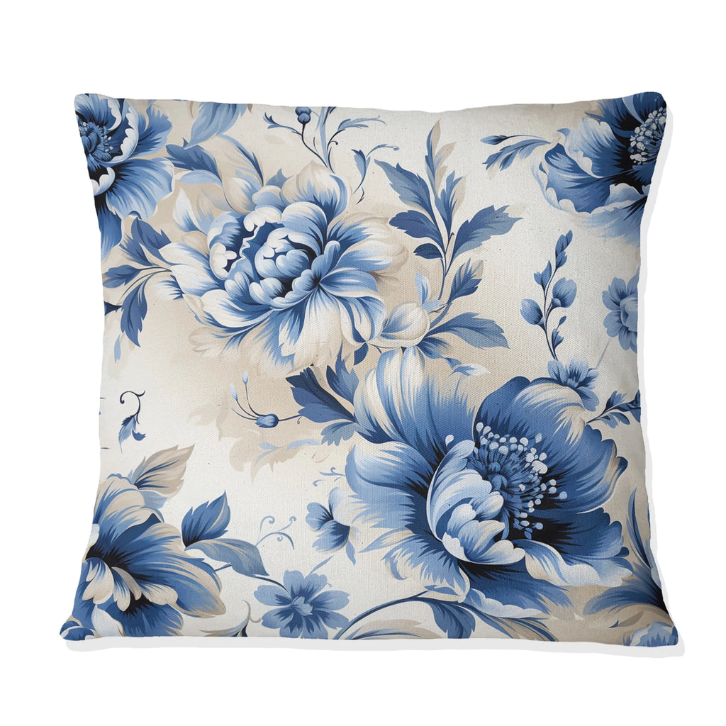 Floral Printed Throw Pillow G151895