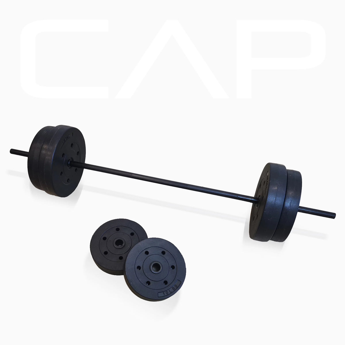 Adjustable Weight Bench with Rack and 90 lb Vinyl Weight Set W513
