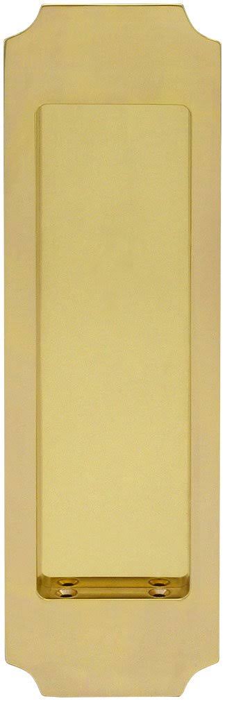 Polished Brass Pocket Door Flush Pull Z30800