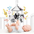 Black and White High Contrast Soft Plush Baby Rattle Toys W9339