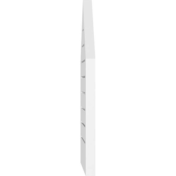Peaked Top Surface Mount PVC Gable Vent F35026