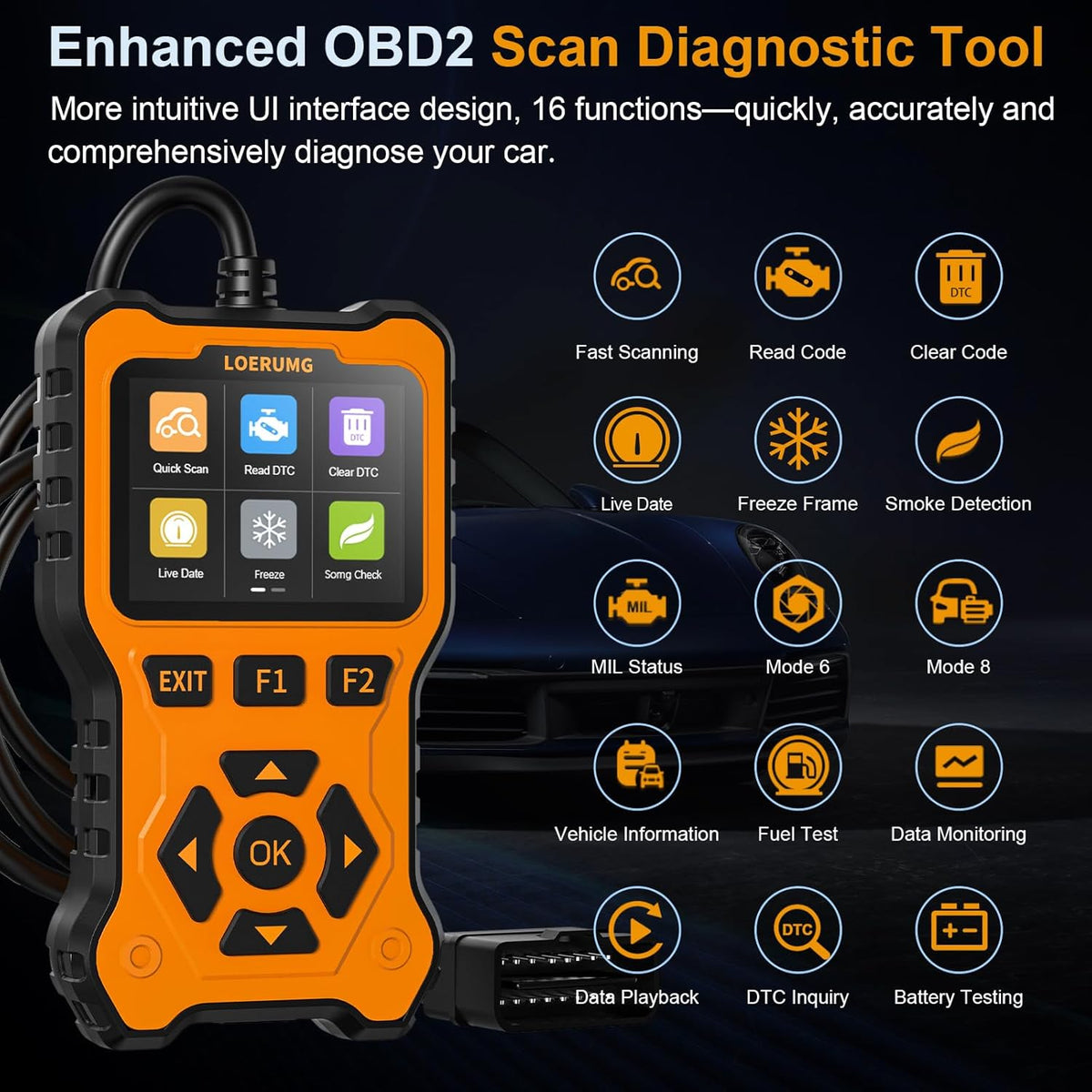 OBD2 Scanner Diagnostic Tool V37105