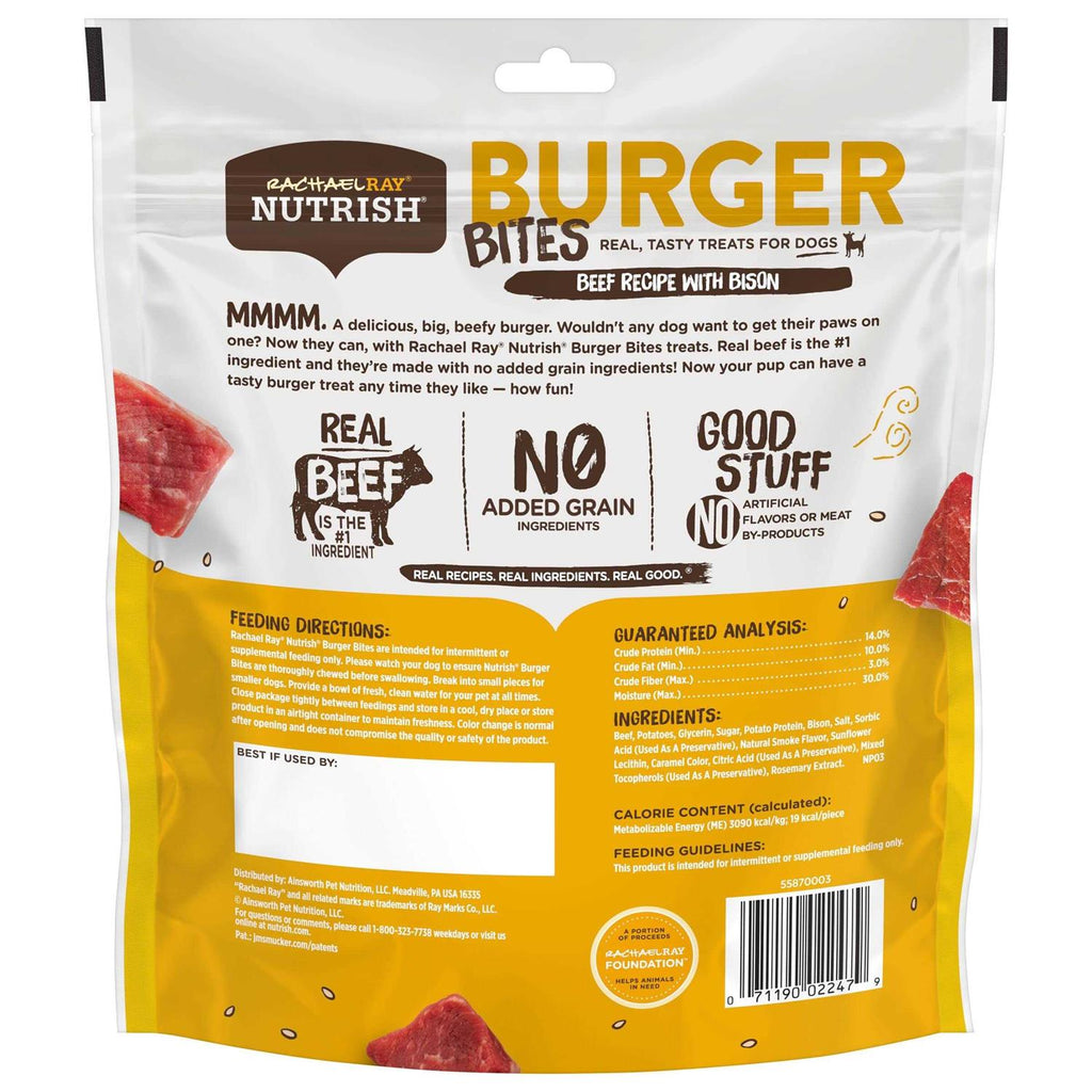 Beef & Bison Burger Bites Dog Treats A35021