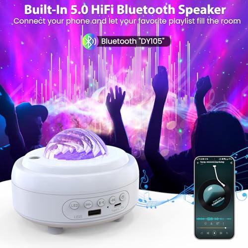16 Colors Aurora Night Light Projector J484
