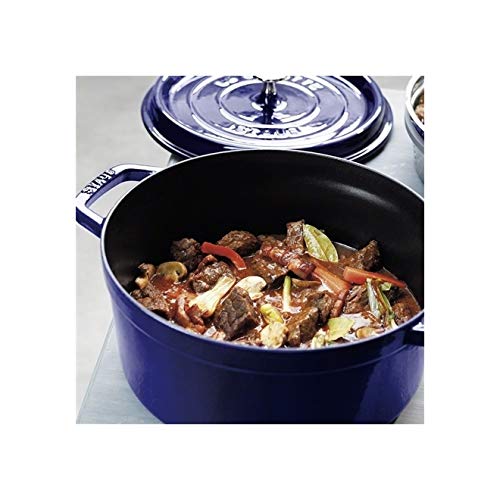 Round Cast Iron Cocotte Black, 2.25 qt T8490