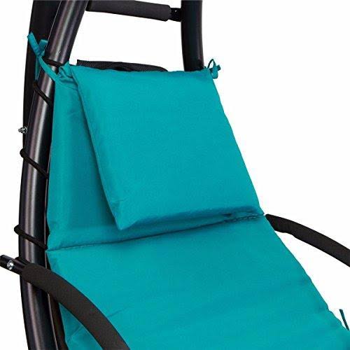 Hanging Chaise Lounger Patio Chair Swing Chair Hammock Arc Stand Chair C4451