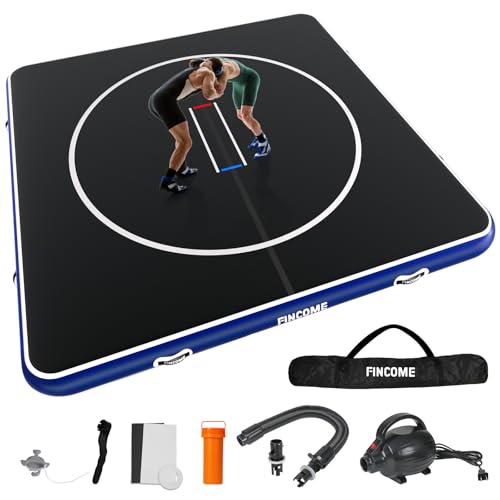 Inflatable 4" Thick Foldable Waterproof PVC Wrestling Mat T231939
