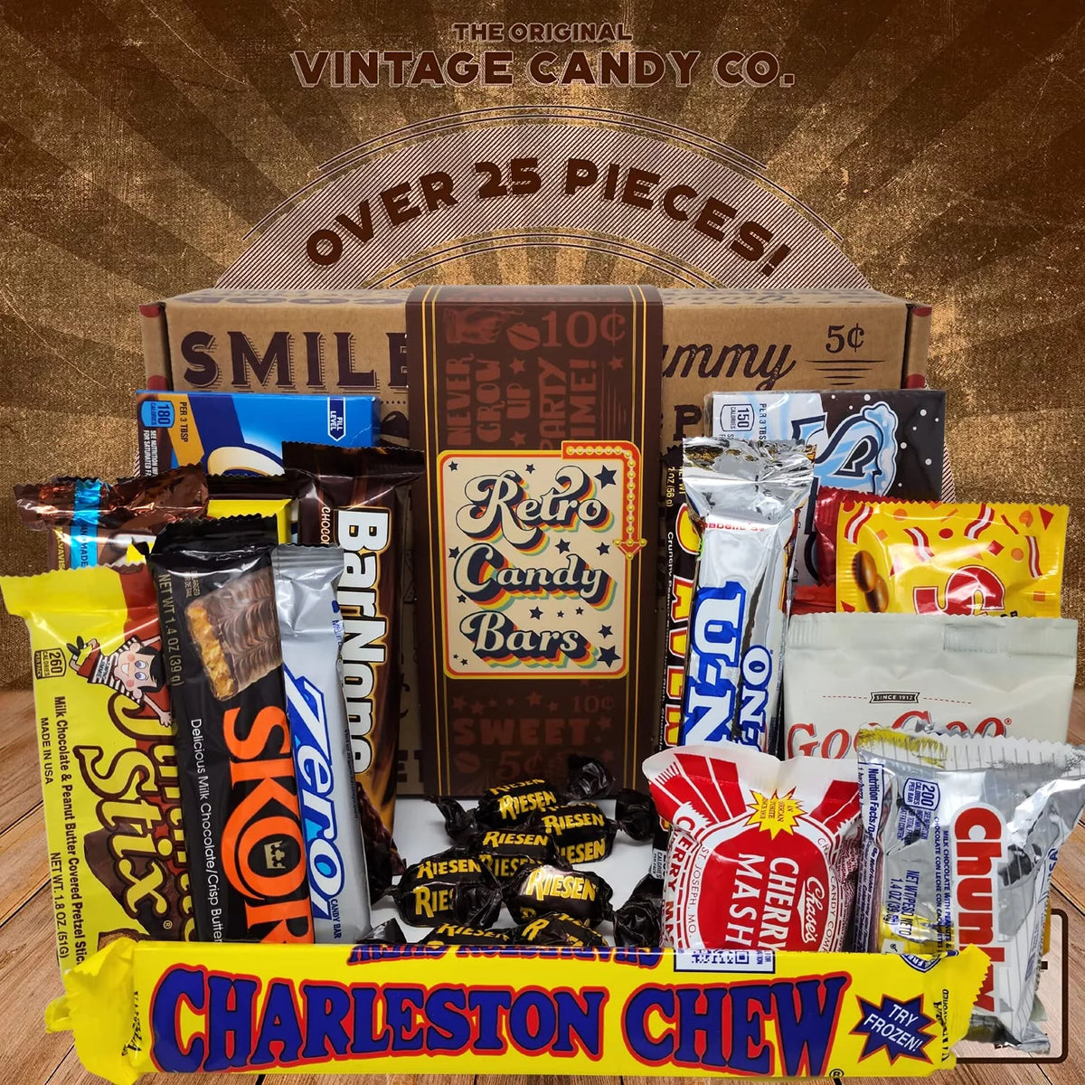 Vintage Retro Candy Bars Assortment Y476476