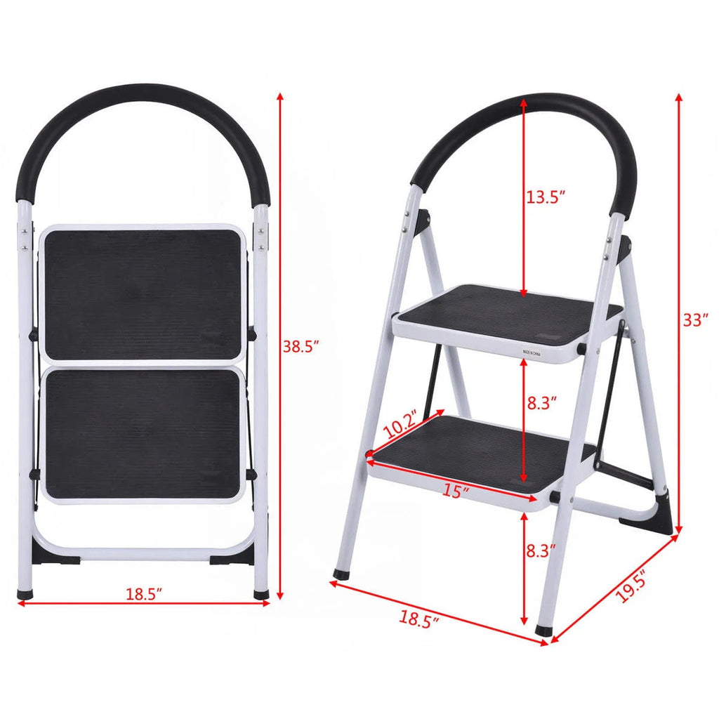 2 Step Folding Stool 330Lbs Capacity I241096
