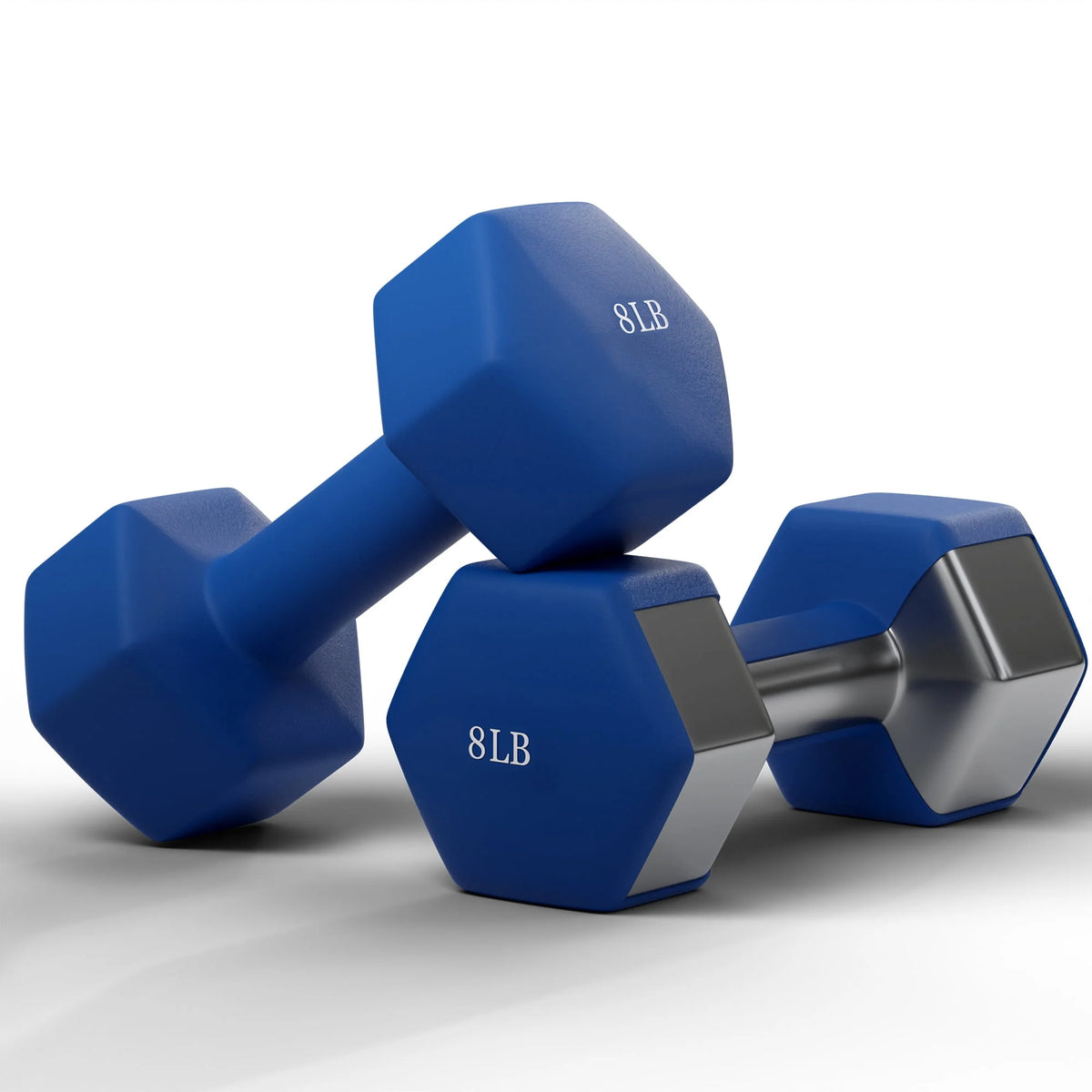 Set of 2 Black 35LB Hex Dumbbells K191823