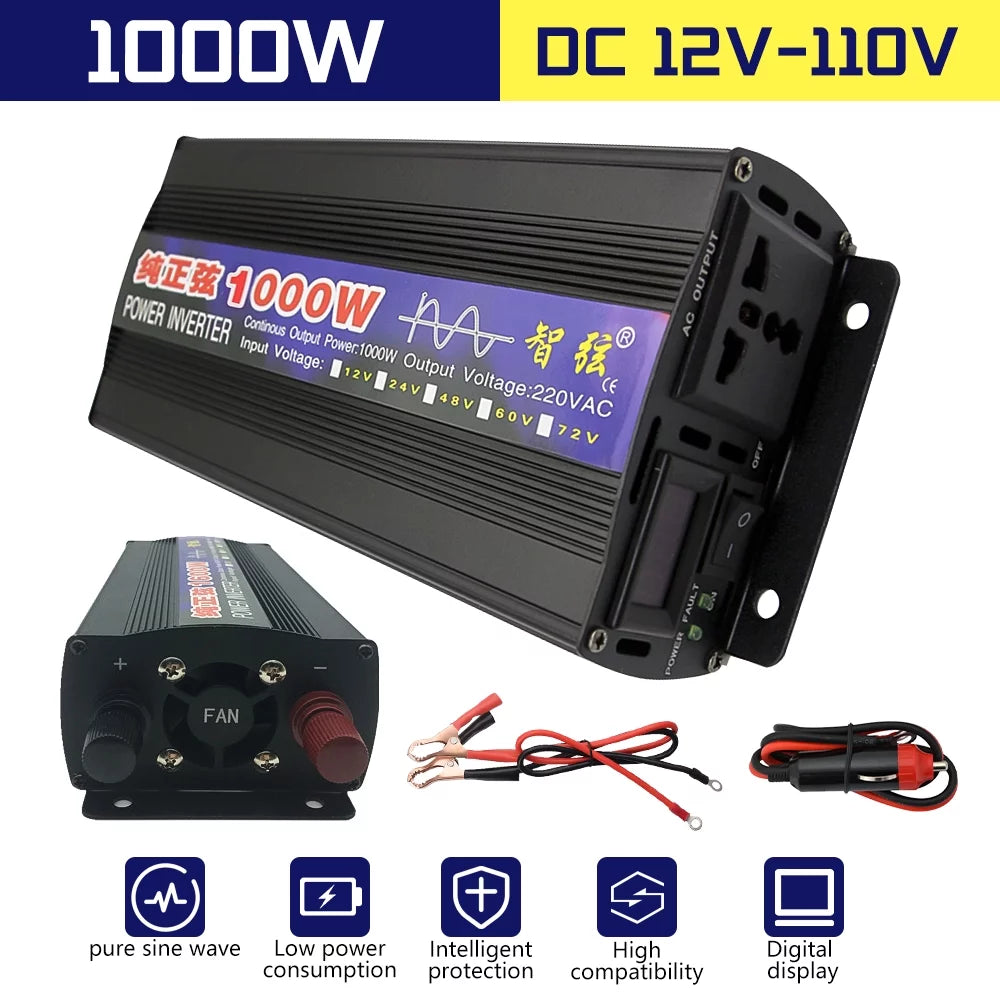 1000 Watt Pure Sine Wave Power Inverter S82563