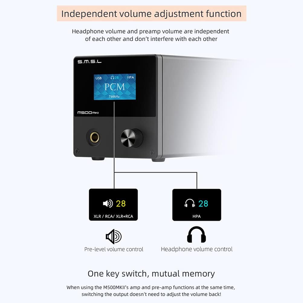 ES9038PRO XU216 MQA DAC Headphone Amplifier Y67083