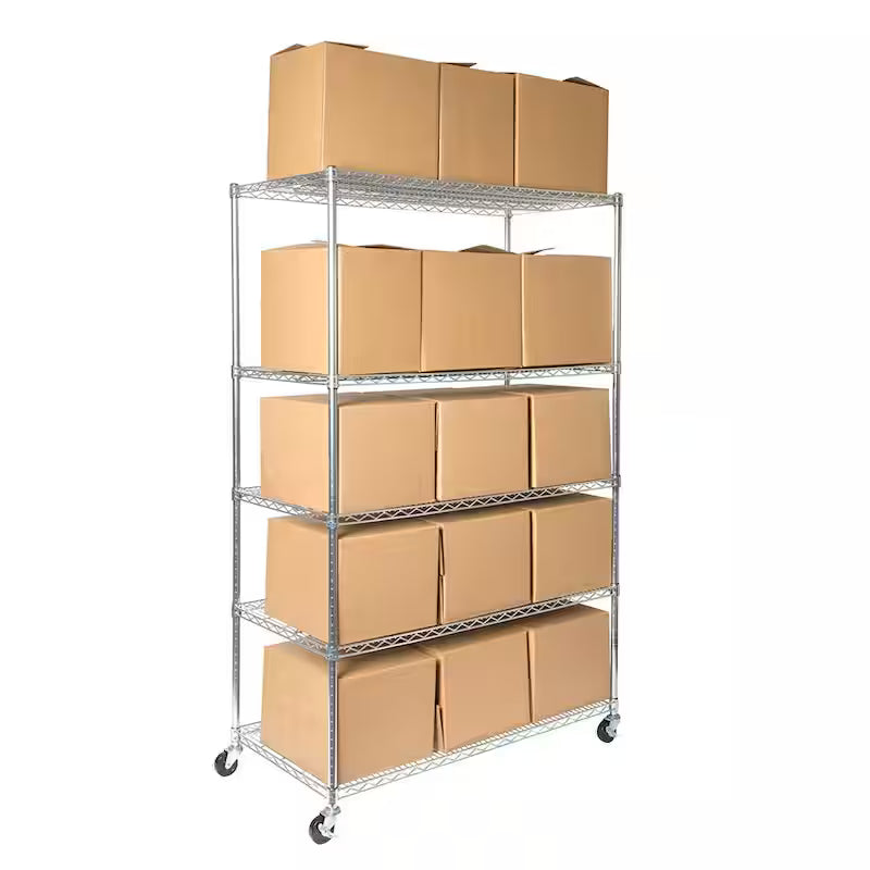 5-Tier NSF Certified Steel Wire Shelving System N529