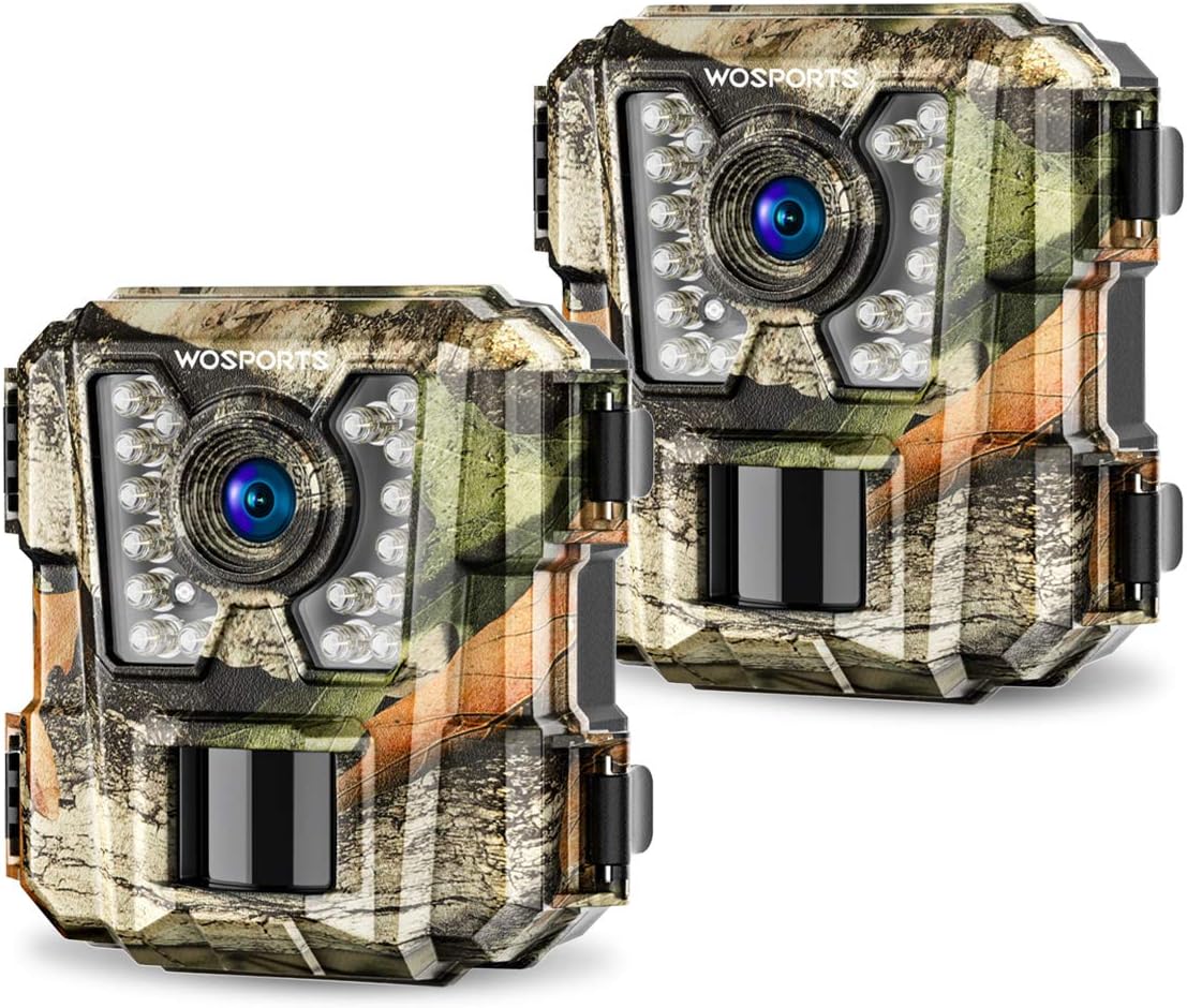 2 Pack Mini Trail Camera 1080P HD Waterproof O18524
