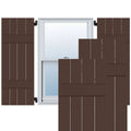 Real Wood Pine Board-n-Batten Shutters F55068