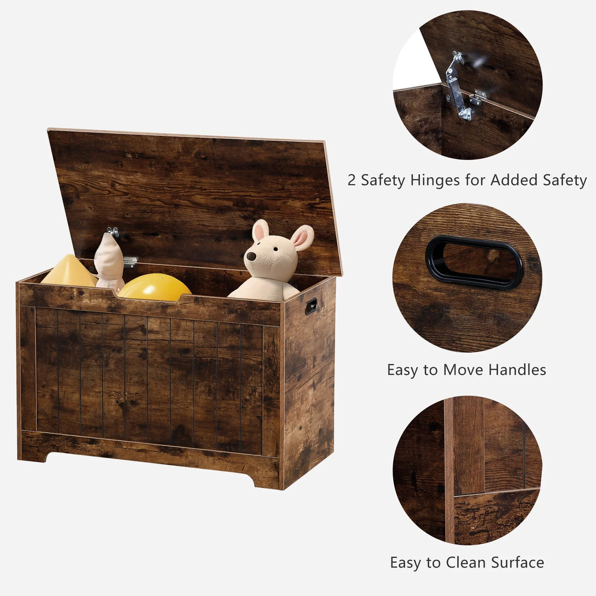 30 inch Wood Storage Bench C70386